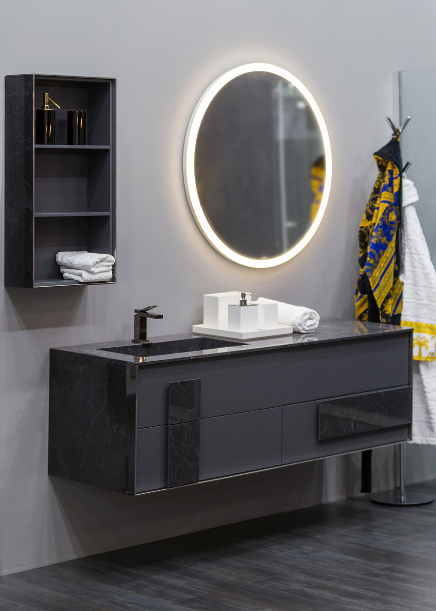 Round Lighted Mirror